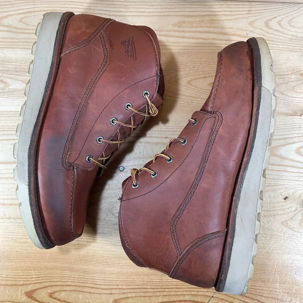 Red Wing Traction Tred Lite Waterproof Soft Toe Chukka Men’s 13 D Brown 1221